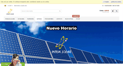 Desktop Screenshot of intisasolar.com